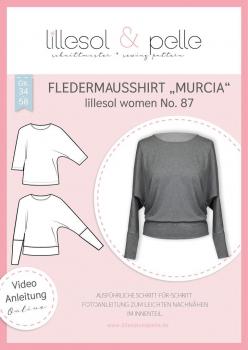 Papierschnittmuster lillesol women No.87 Fledermausshirt Murica